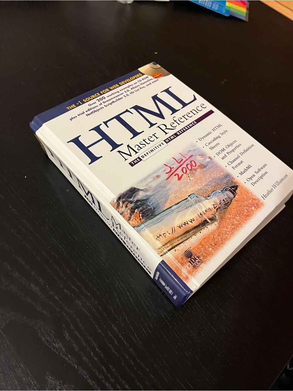 (Original $59.99) IDG Books HTML Master Reference Paperback Book CD 1999 ISBN 07